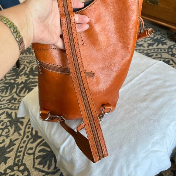 Aniuk backpack made in Italy, Leather, \